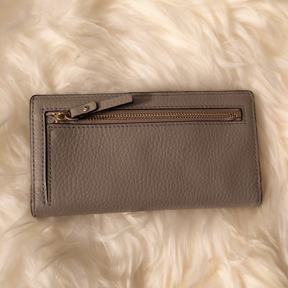 ♠️ KATE SPADE Long Wallet - Gray - Picture 2 of 7